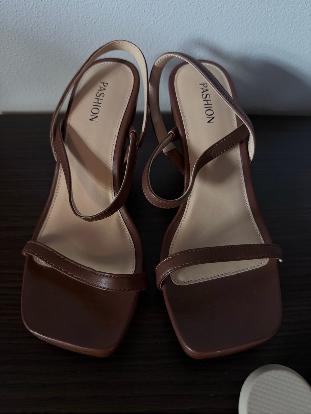 Pashion Walnut Strappy Slingback Miranda Sandals